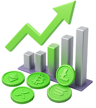 Visão geral da interface do produto Nobre Fondagem para a plataforma de trading de criptomoedas